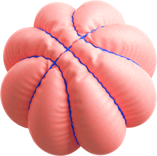 Pink flower decoration